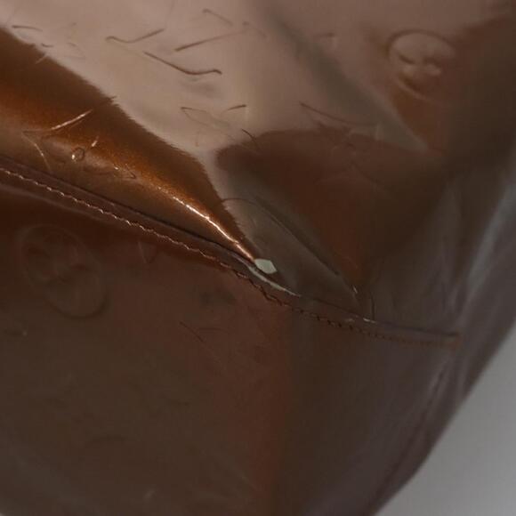 LOUIS VUITTON Monogram Vernis Reade MM Hand Bag Bronze M91143 - Picture 14 of 16